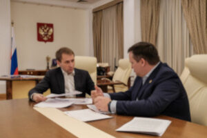 Глава Минприроды России провёл рабочую встречу с губернатором Новгородской области